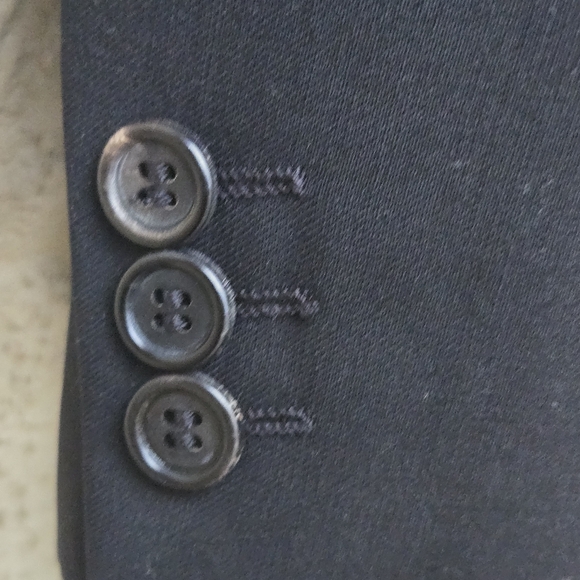 Hugo Boss  Einstein/Sigma Black 100% Wool USA Made 3 Btn Blazer Jacket ● 42R - Picture 4 of 6